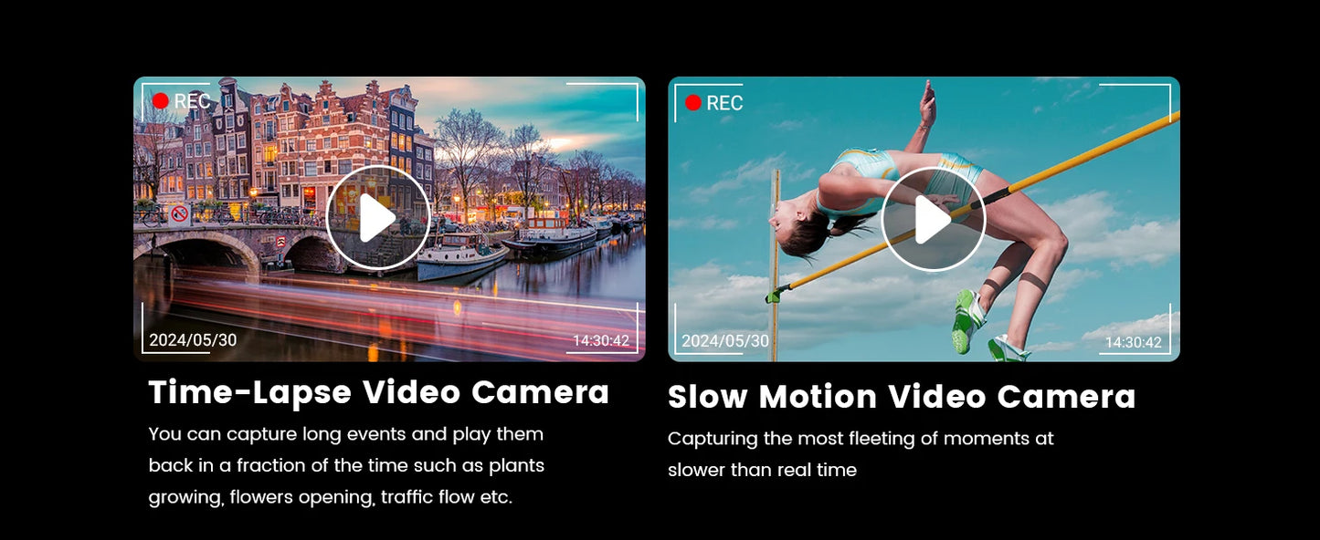 Compact Digital Photography Camera 4K WIFI Webcam Retro Vlog Recorder YouTube 64MP Camcorder 3 Inch Flip Screen Wide Angle Lens